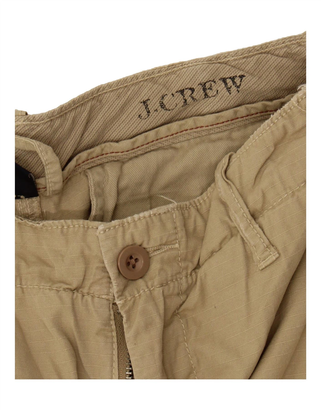 J. CREW Mens Cargo Shorts W29 Small  Beige Cotton Vintage J. Crew and Second-Hand J. Crew from Messina Hembry 