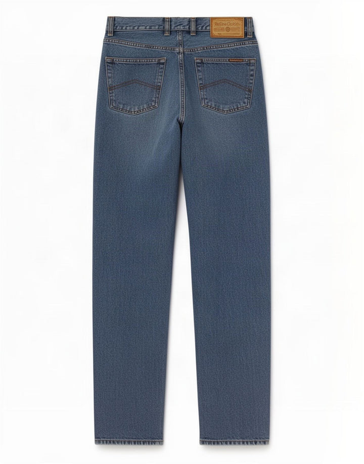 Marlboro Classics Straight Jeans til mænd W29 L34 Blå Bomuld
