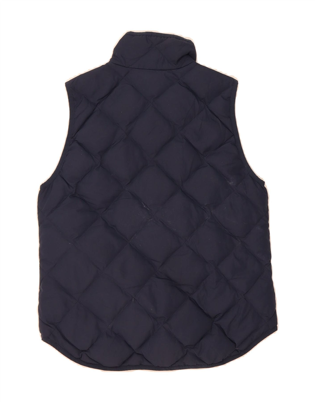 J. CREW Womens Quilted Gilet UK 10 Small Navy Blue Polyester Vintage J. Crew and Second-Hand J. Crew from Messina Hembry 