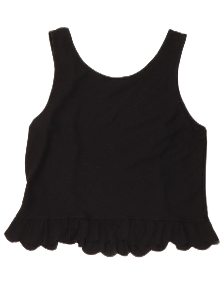 Topshop Damevest Top UK 8 Lille Sort Polyester
