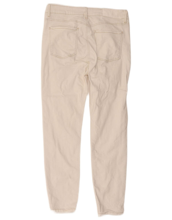 Desigual Womens Cropped Jeans W30 L25 Hvid Bomuld