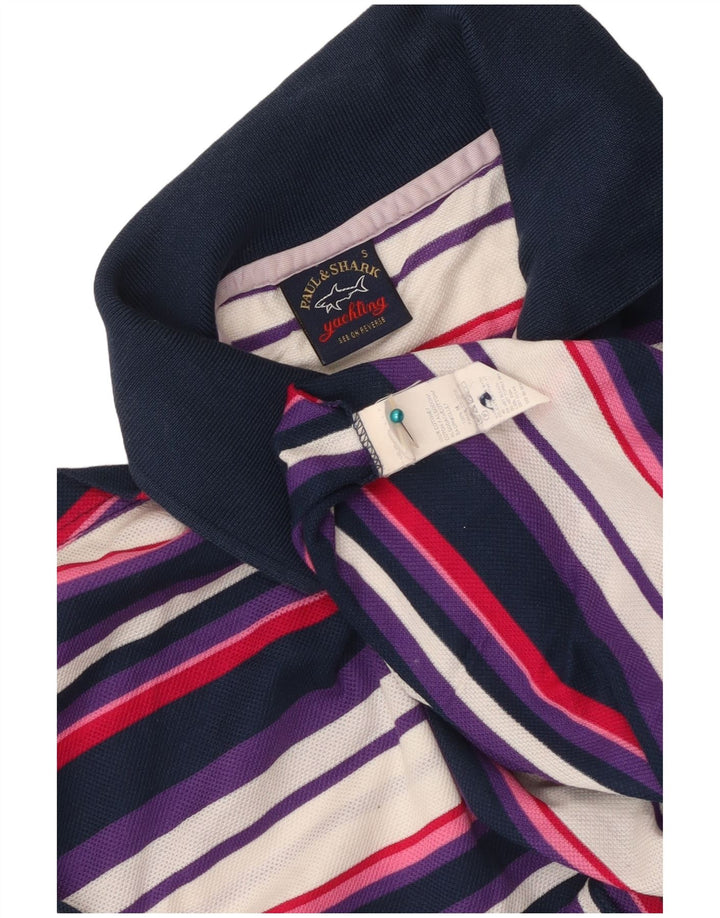 Paul & Shark Herre poloshirt Lille flerfarvet stribet bomuld