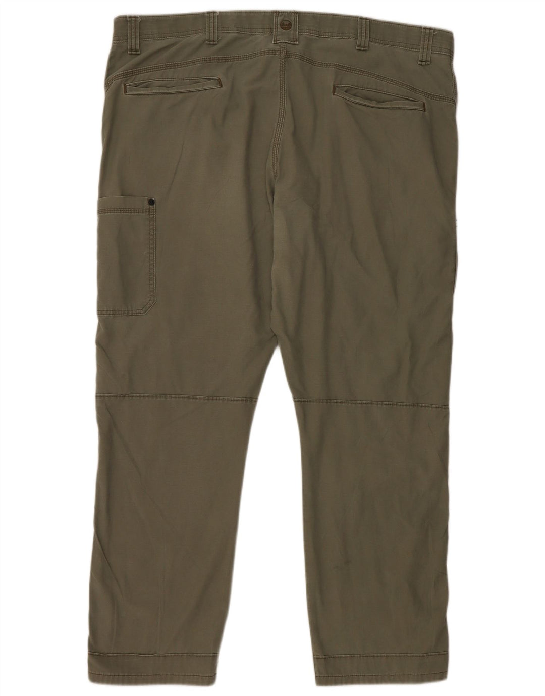 WRANGLER Straight Cargo bukser til mænd W44 L30 Khaki Bomuld