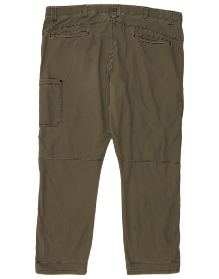 WRANGLER Straight Cargo bukser til mænd W44 L30 Khaki Bomuld