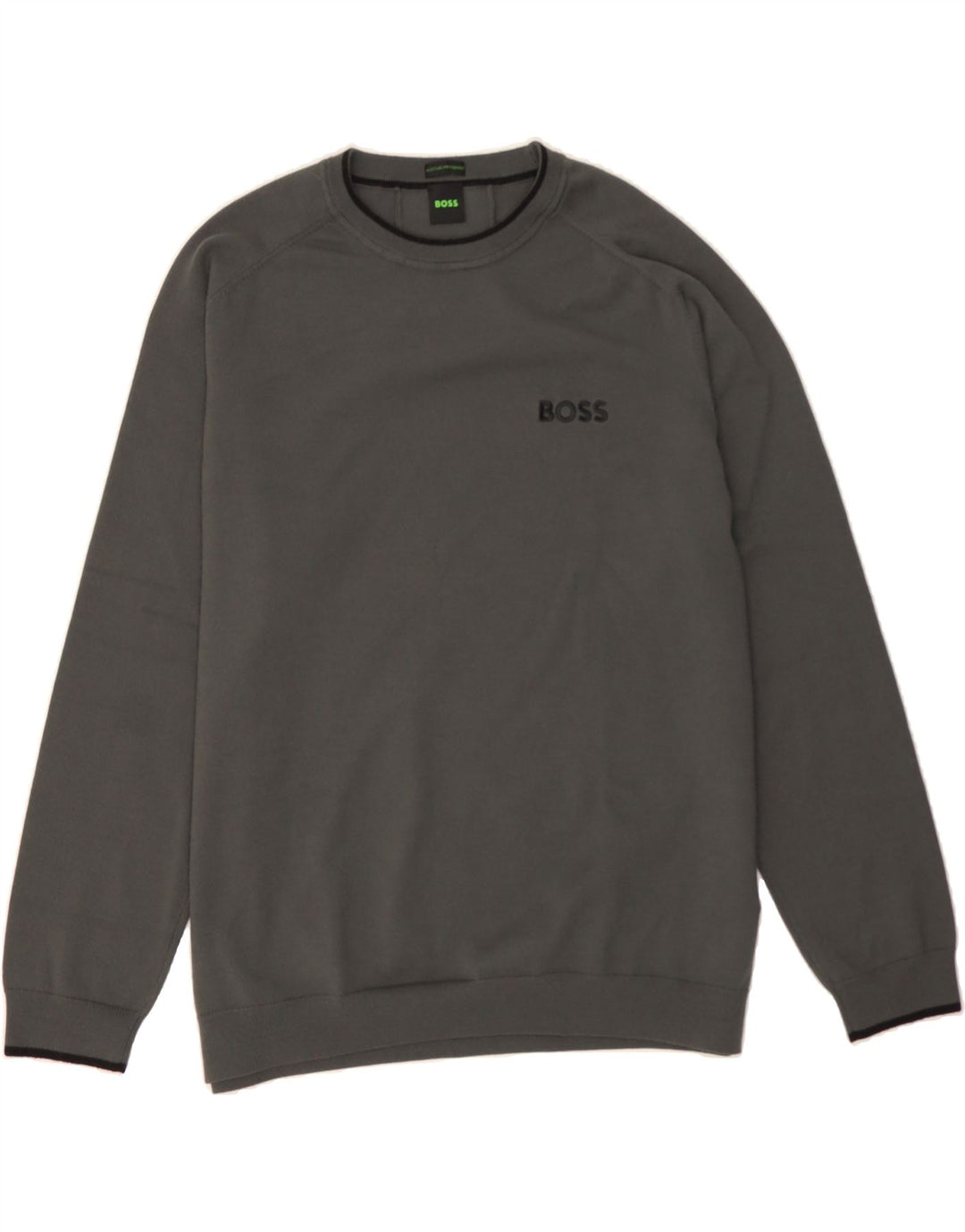HUGO BOSS Womens Sweatshirt Jumper UK 20 2XL Grey Polyester Vintage Hugo Boss and Second-Hand Hugo Boss from Messina Hembry 