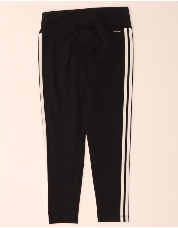 Adidas Womens Climalite Leggings UK 12/14 Medium Black Cotton