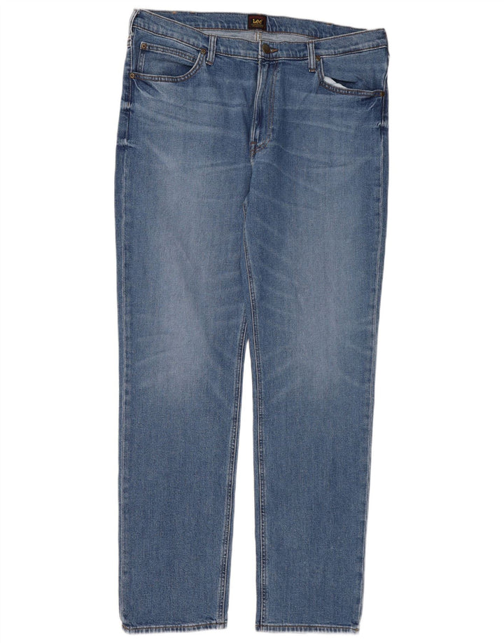 Lee Straight Jeans til mænd W38 L33 Blå