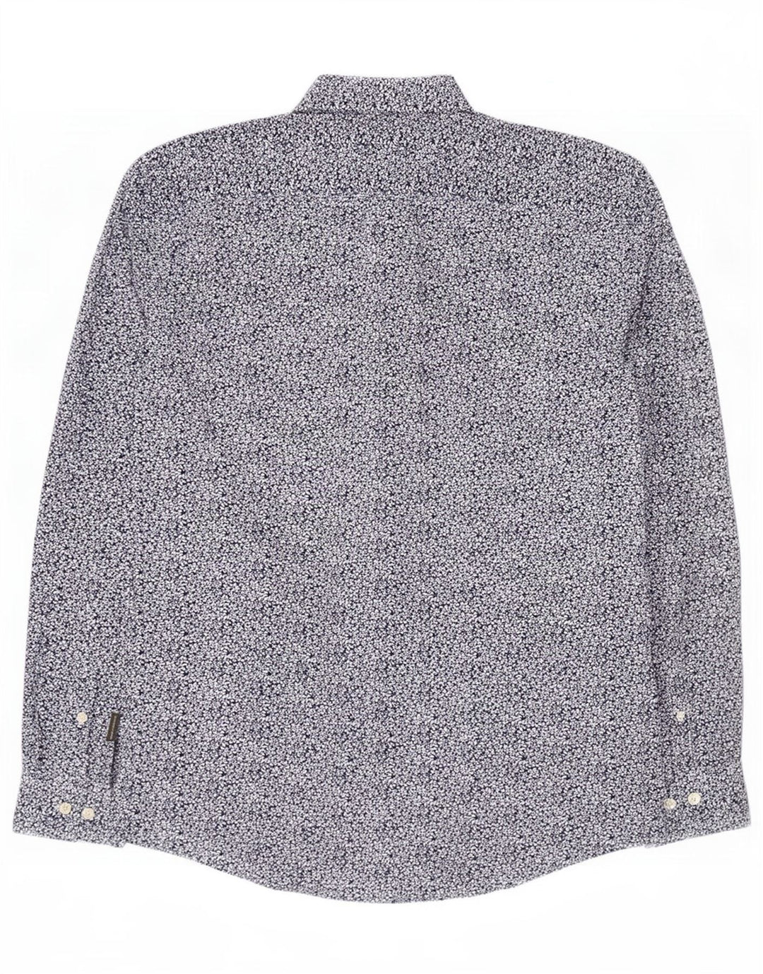 French Connection Herreskjorte Medium Blue Floral Bomuld
