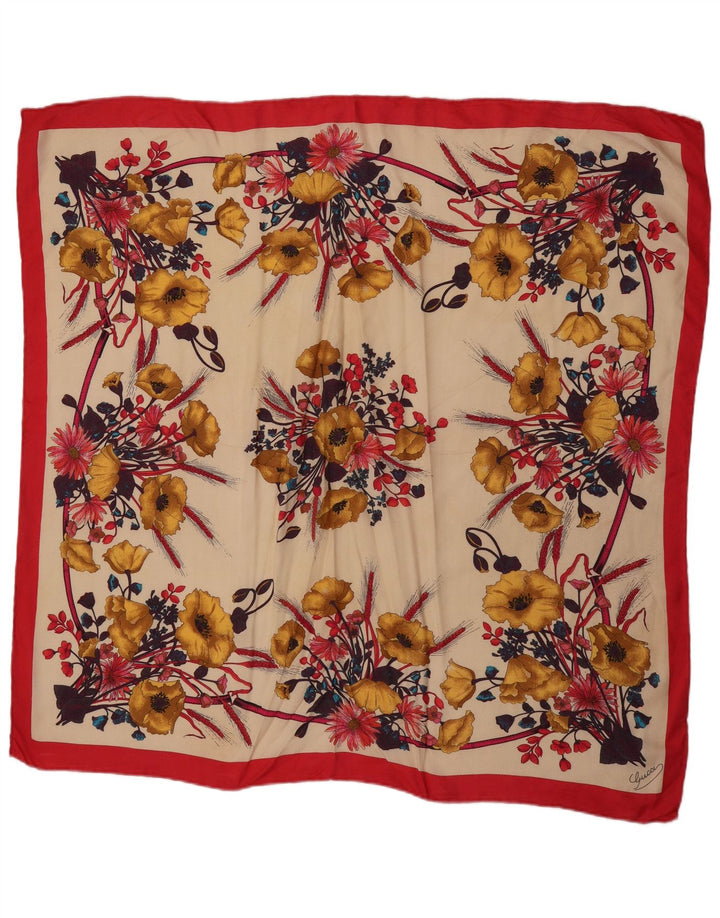 Gucci Kvinders Grafisk Firkantet tørklæde One Size Flerfarvet Blomsterdesigner