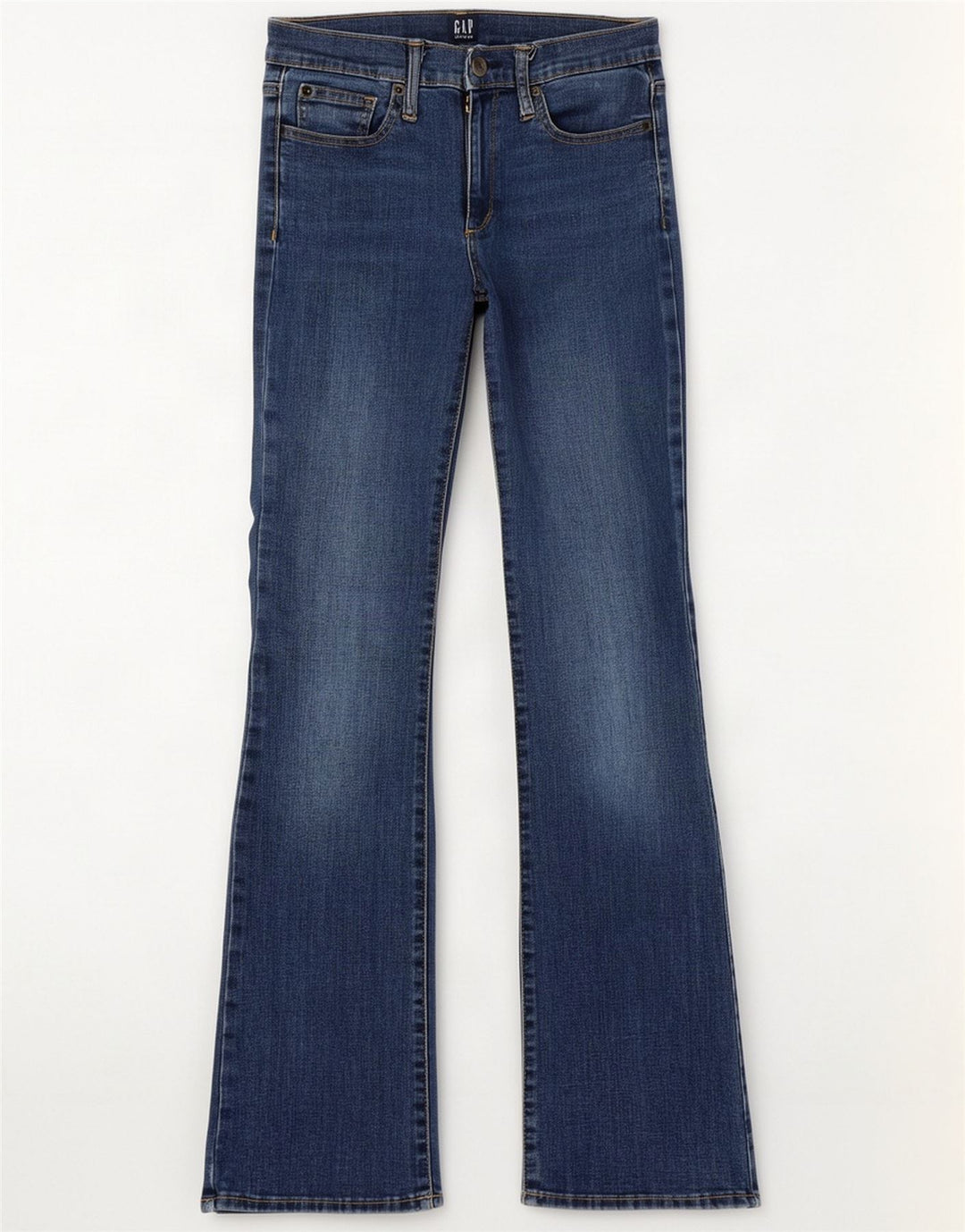 Gap Dame Bootcut Jeans W27 L30 Blue Cotton