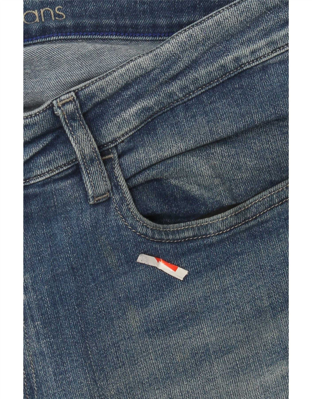 Calvin Klein Herre Slim Jeans W34 L32 Blå Bomuld