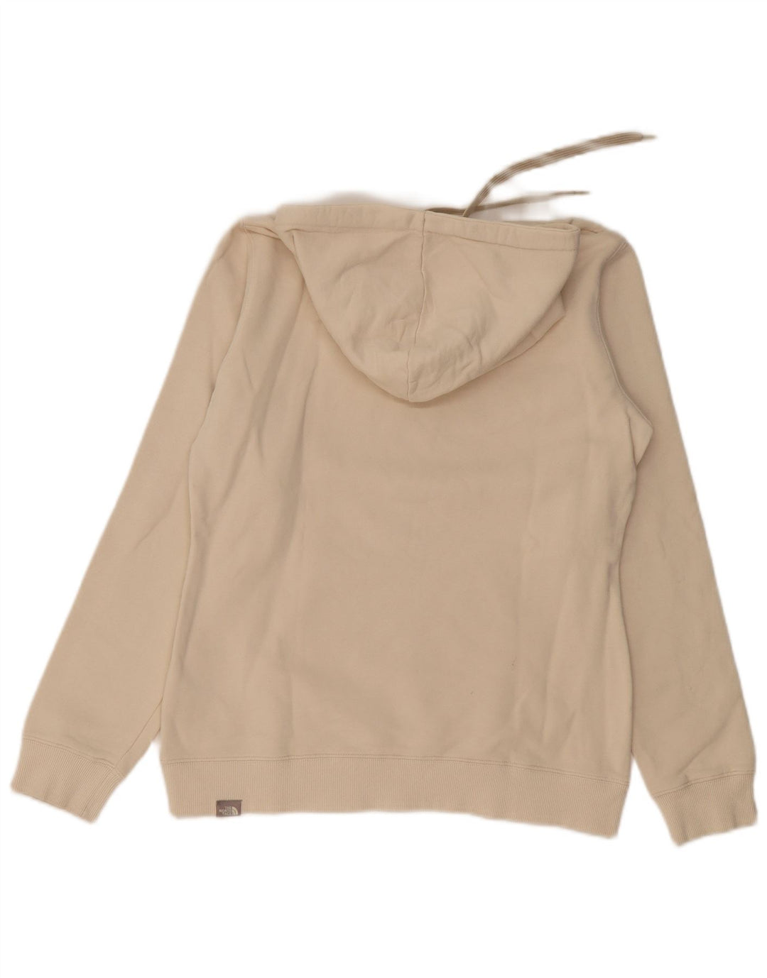 THE NORTH FACE Grafisk hættetrøje til kvinder UK 14 Medium Beige Bomuld