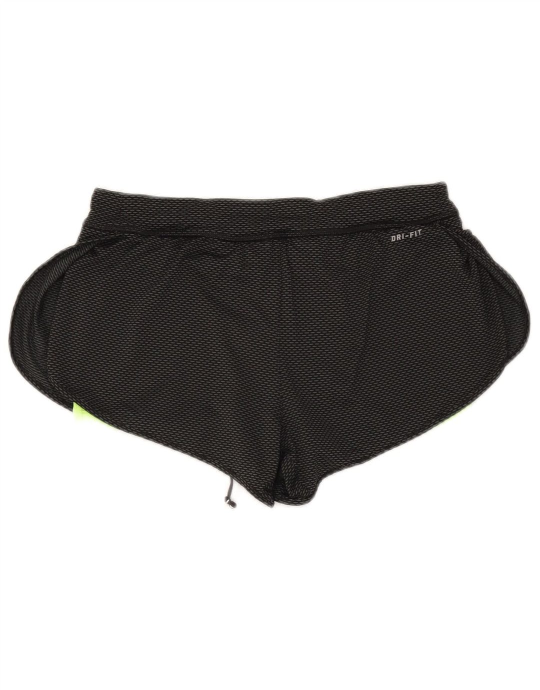 Nike Dame Dri Fit Sport Shorts UK 8 Small Black Polyester