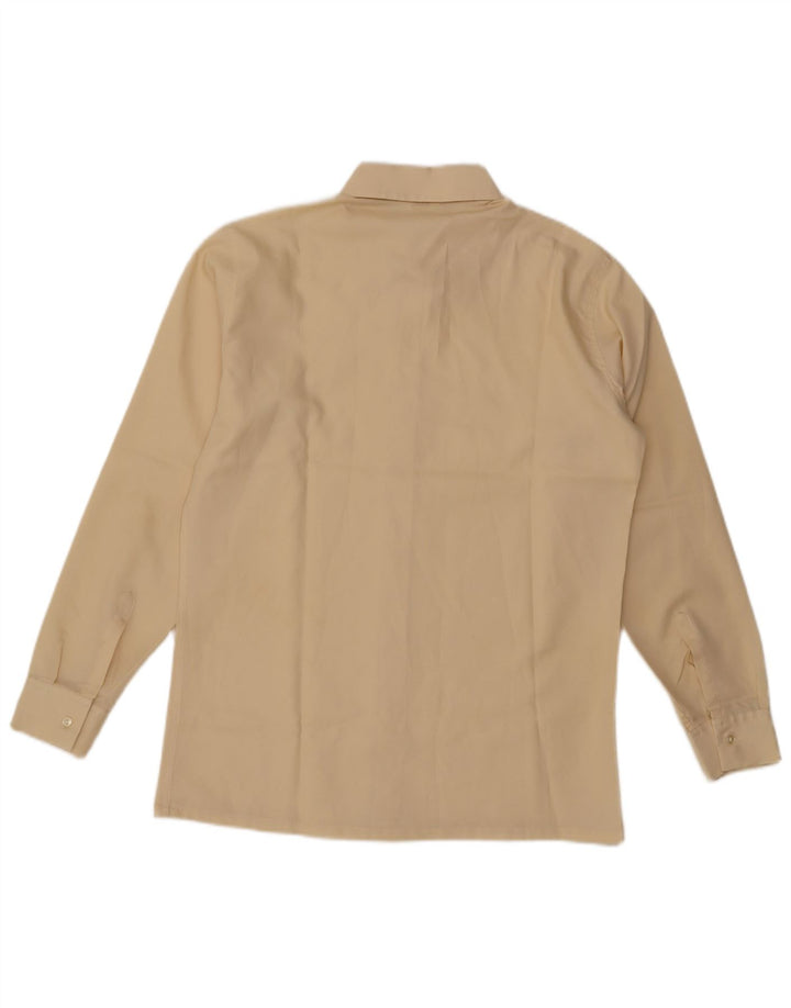 Vintage herreskjorte str. 42 16 1/2 Large Yellow