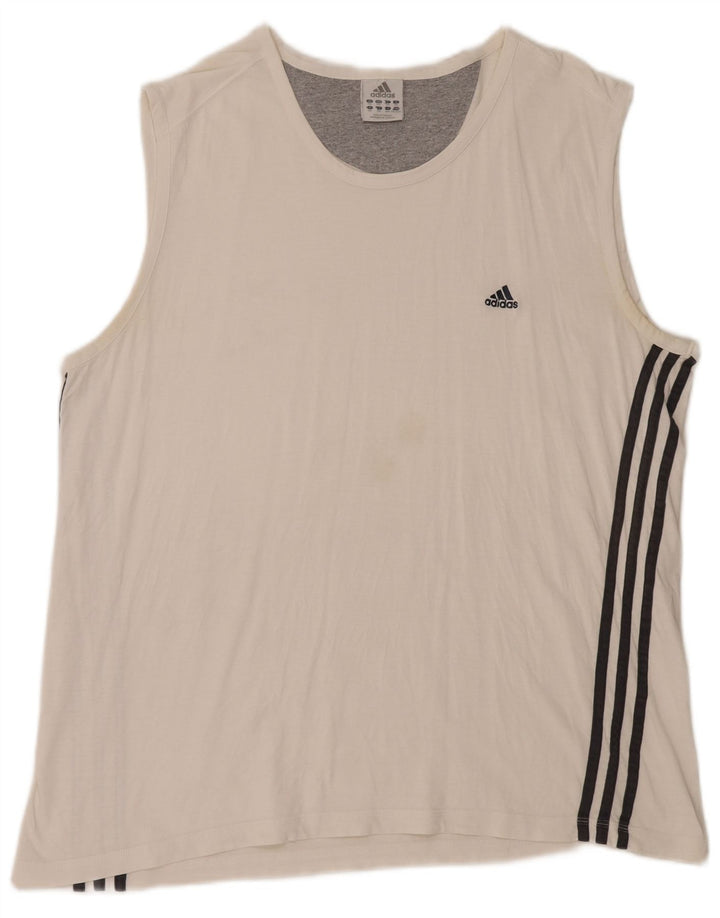 Adidas Herrevest Top 2XL Hvid