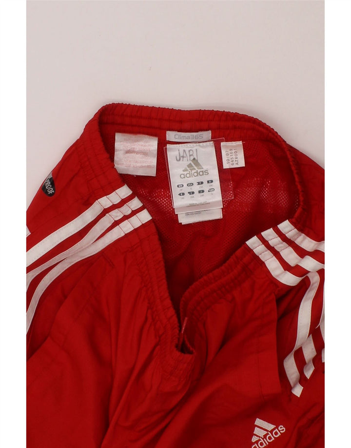 ADIDAS Boys Clima Proof Bermuda Sport Shorts 9-10 Years  Red Polyacrylic Vintage Adidas and Second-Hand Adidas from Messina Hembry 