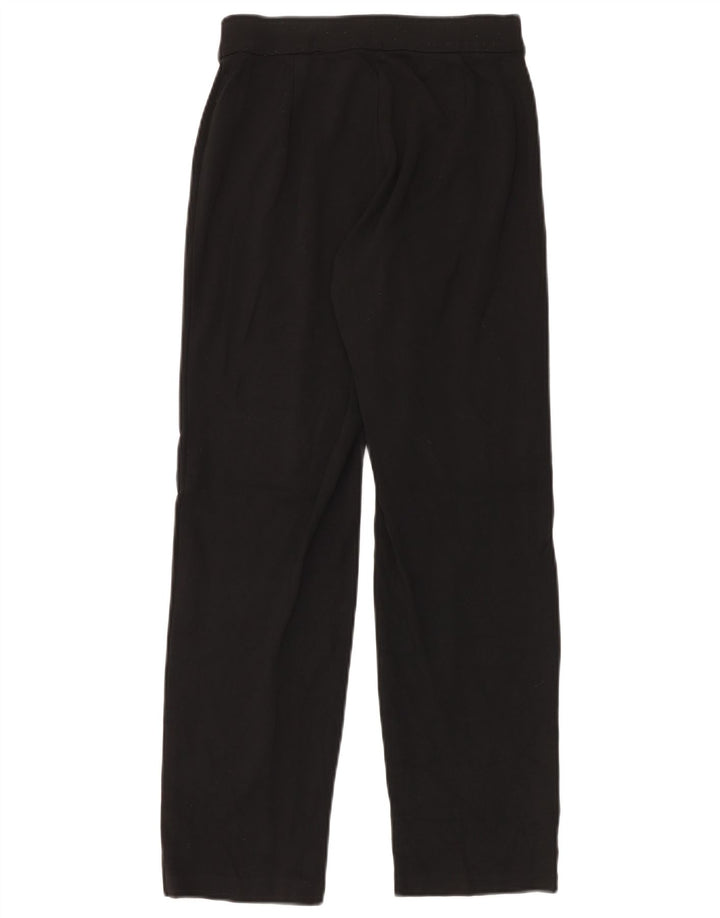 Marks & Spencer Lige Casual Bukser til kvinder UK 8 Small Black Viscose