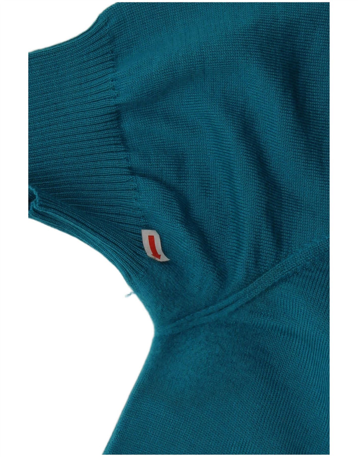 LUISA SPAGNOLI Dame Kortærmet Bådhals Sweater UK 18 XL Blå