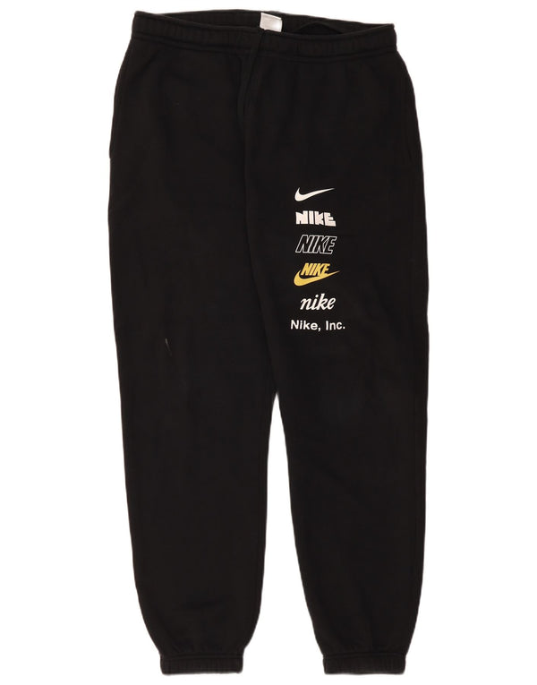 Nike Herre grafisk træningsdragt Bukser Joggers Large Sort Bomuld Sports