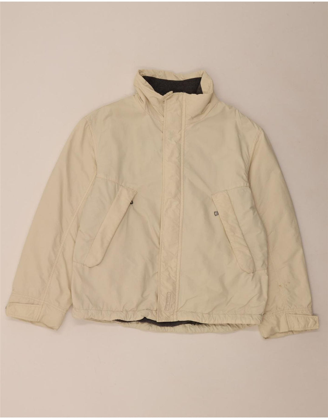 Think Pink Herre Windbreaker Jacket IT 50 Large Off White