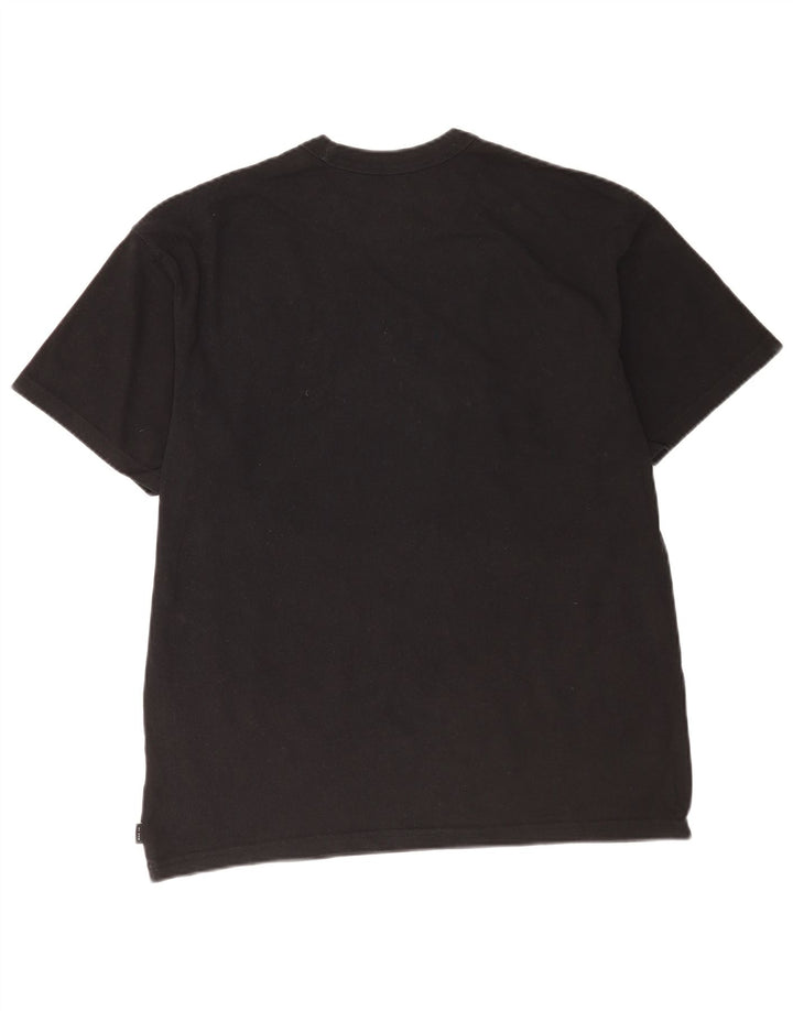 Nike Herre Loose Fit T-shirt Top Medium Sort Bomuld