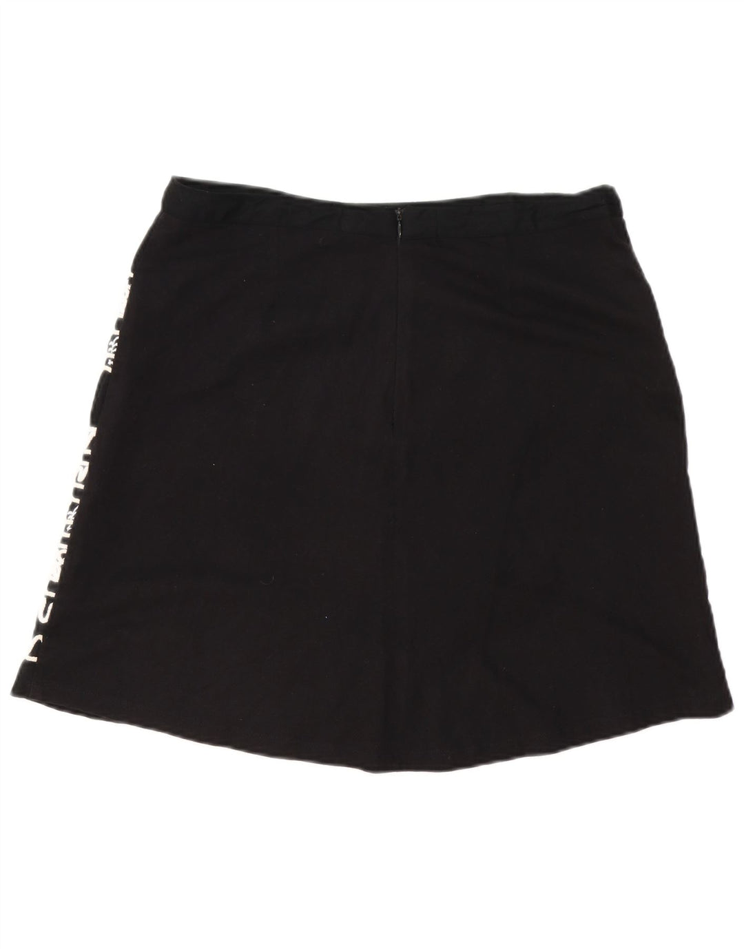 Desigual Dame A-Line nederdel W34 Stor Sort Paisley