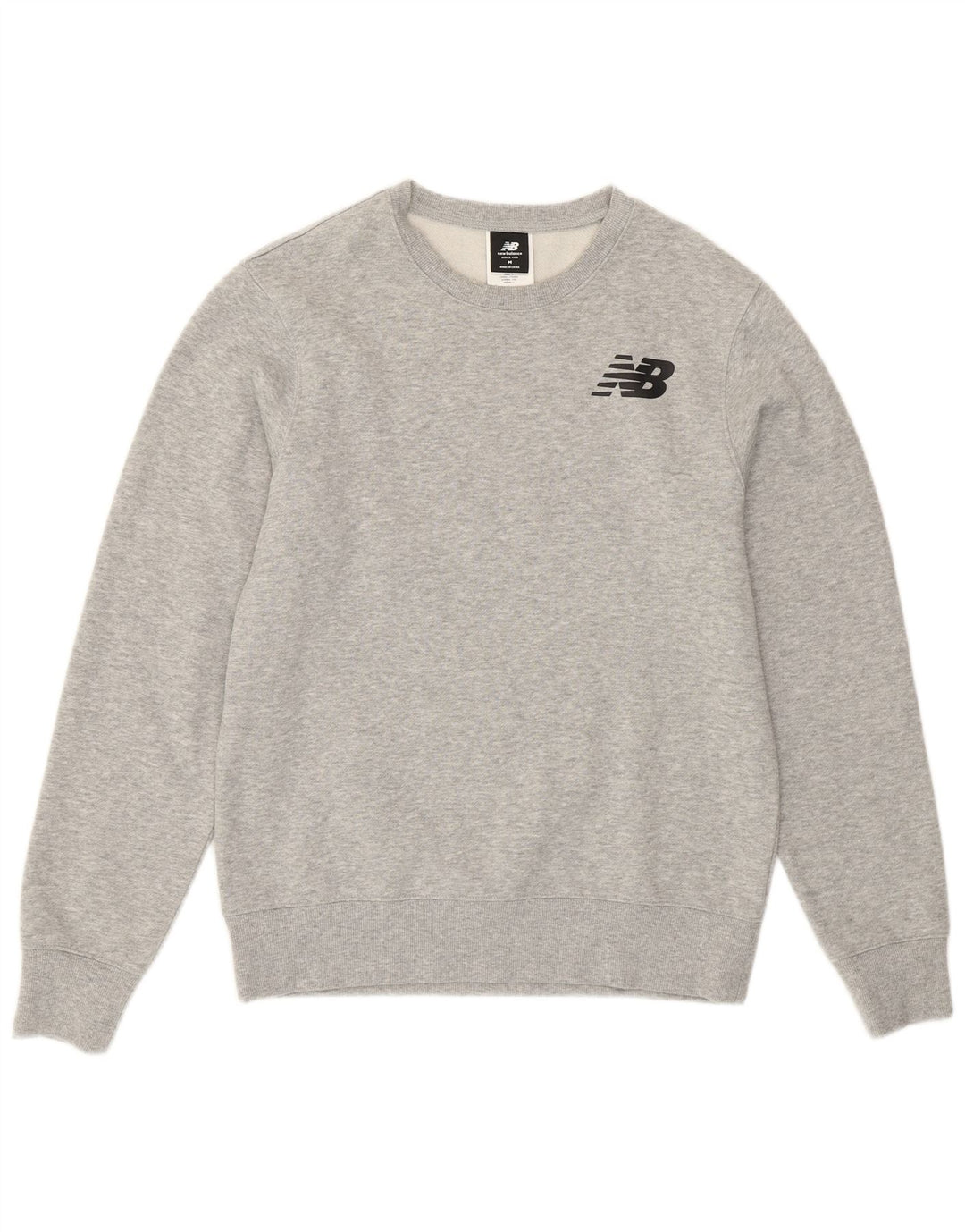 New Balance Herre Sweatshirt Jumper Medium Grå Bomuld