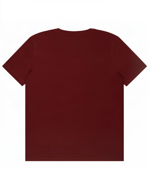 Jack & Jones Herre grafisk T-shirt Top Medium Burgundy Cotton