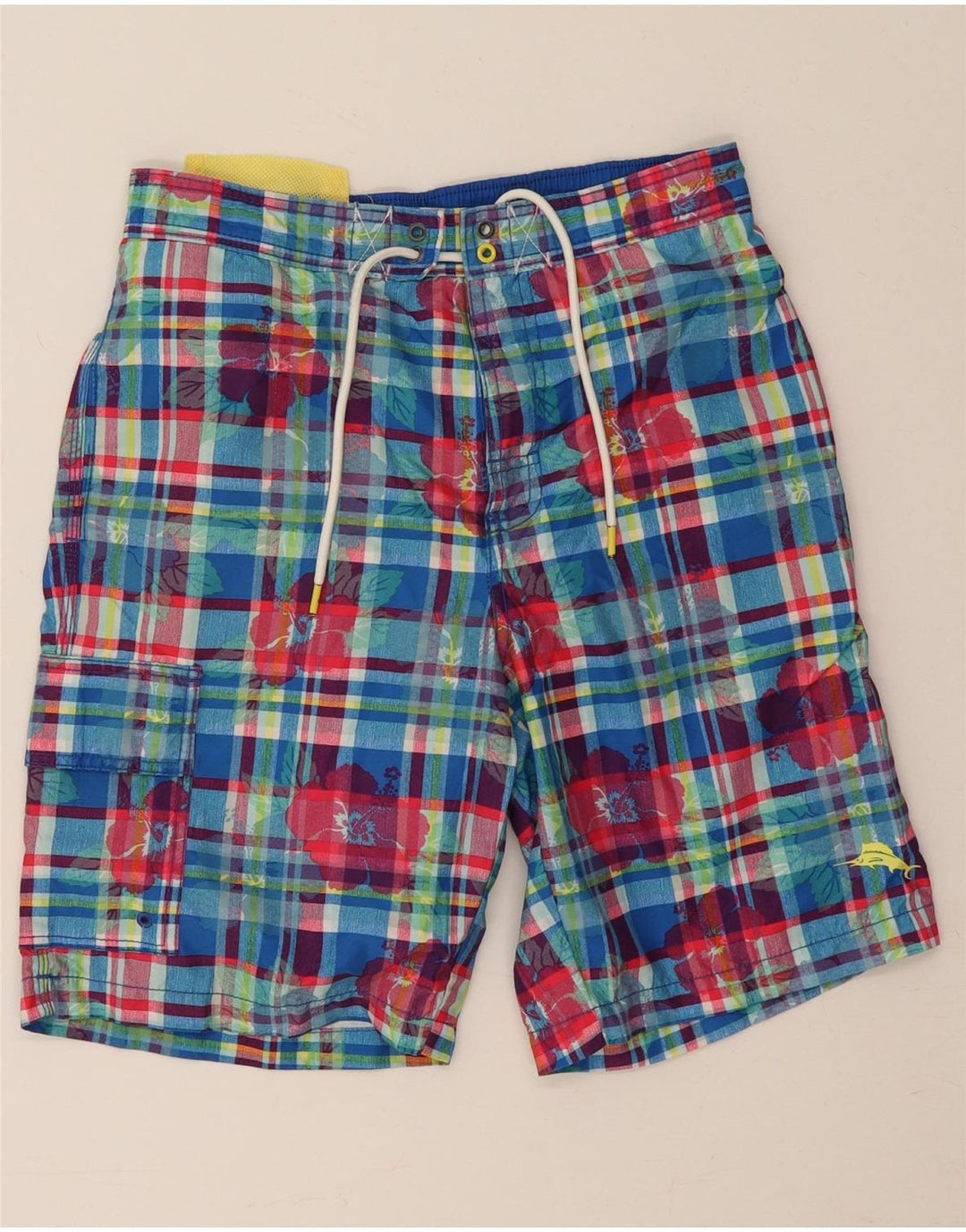 Tommy Bahama Badeshorts til mænd Small Blue Check