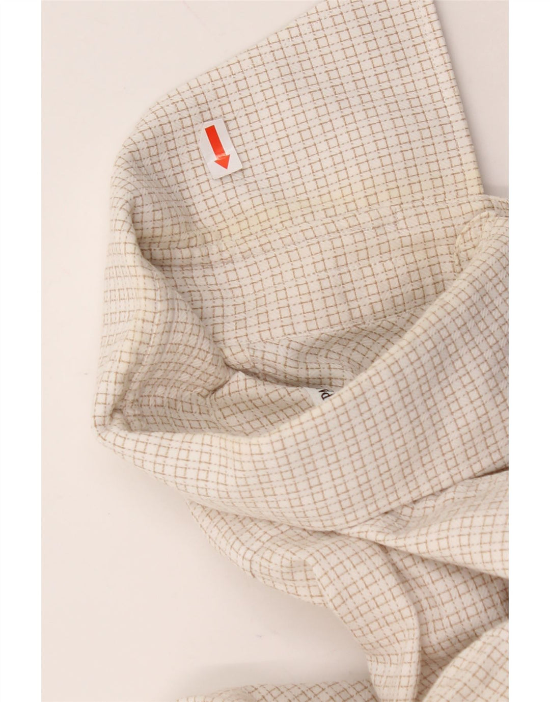 PAL ZILERI Herreskjorte str. 40 15 3/4 Medium Off White Gingham