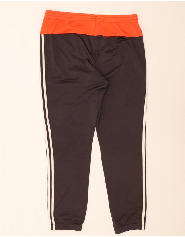 Adidas Mens Tracksuit Trousers Joggers UK 44/46 Large Grey Colourblock