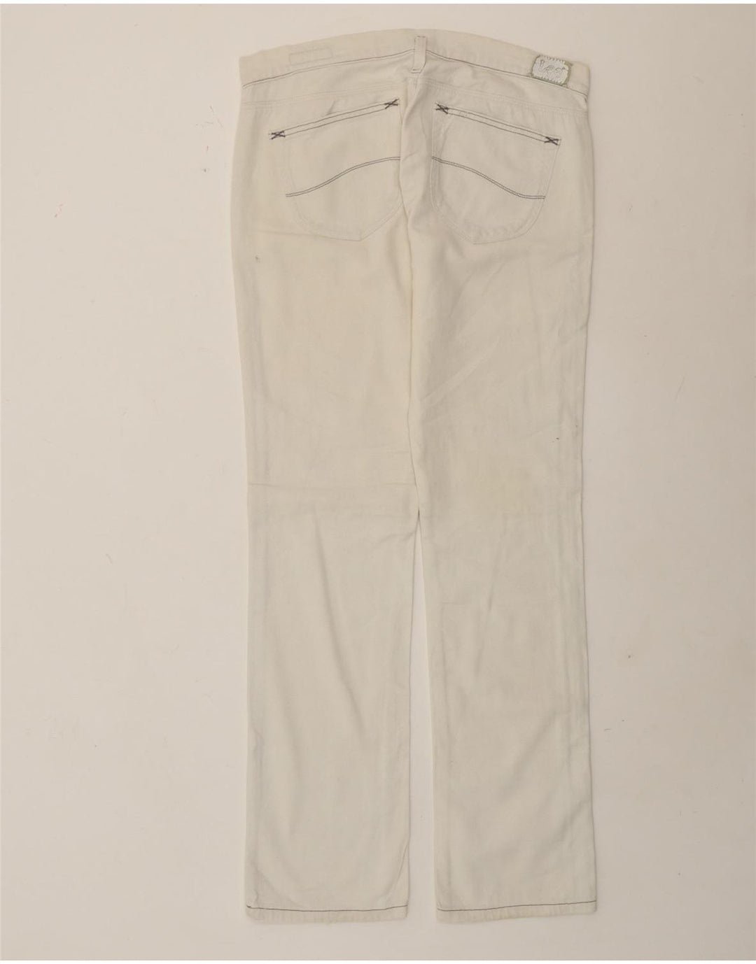 Lee Kvinder Lynn Slim Jeans W29 L33 Hvid Bomuld