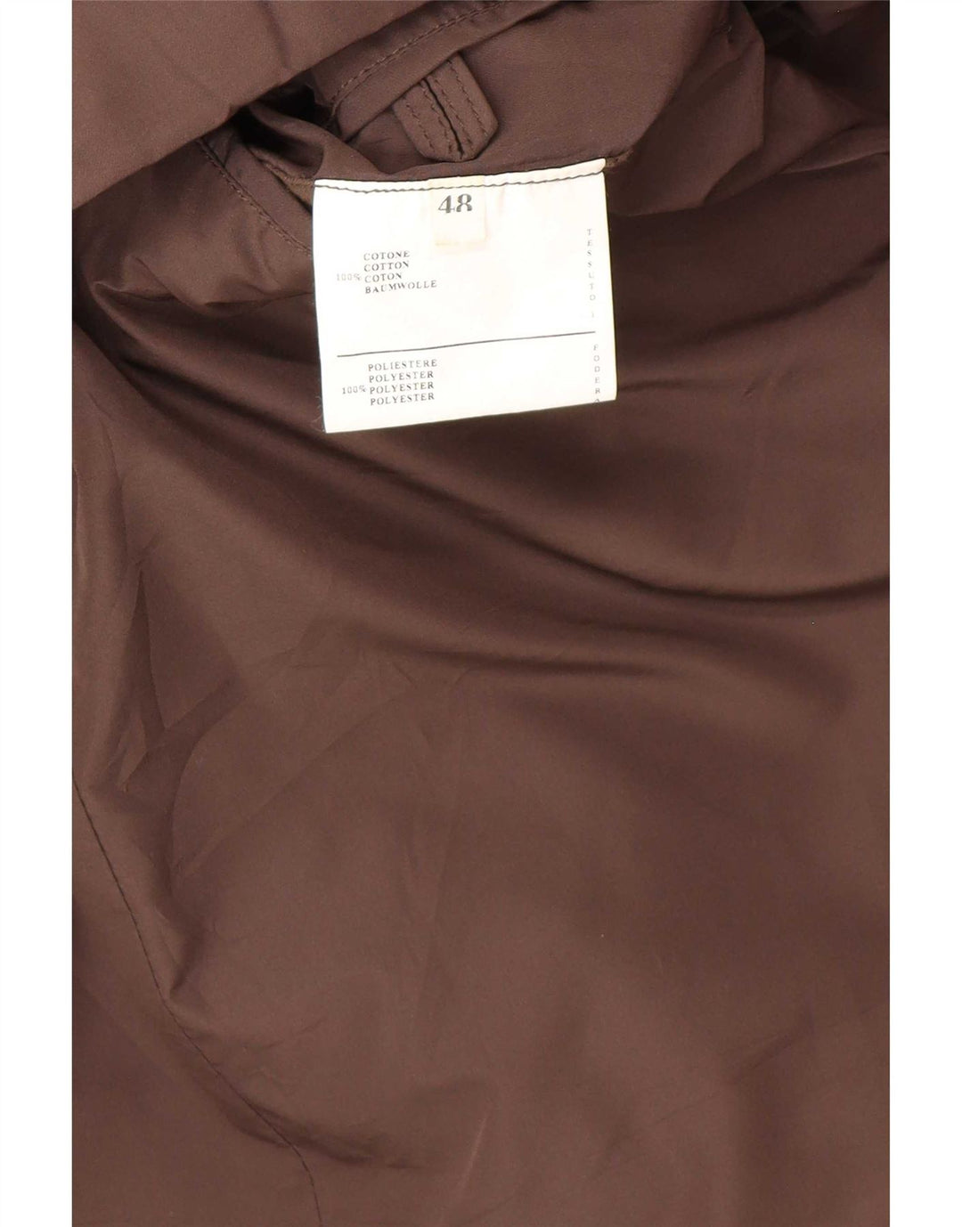 Mabrun Herre Utility Jacket IT 48 Medium Brun Bomuld
