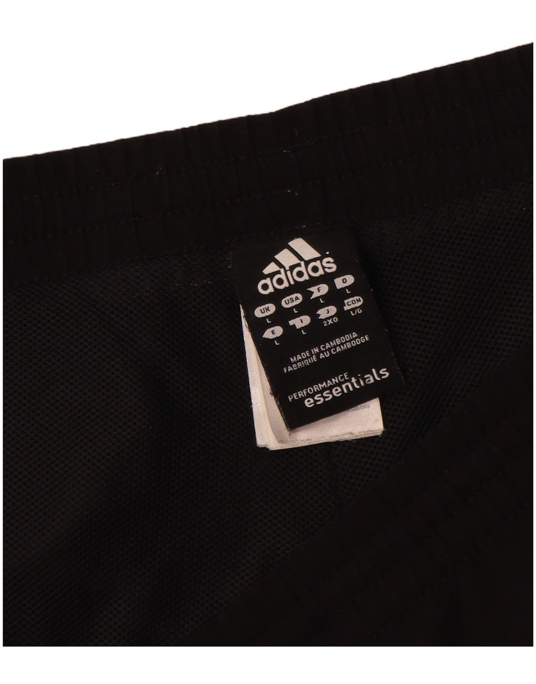 Adidas Herre Climalite Sportshorts Stor sort polyester