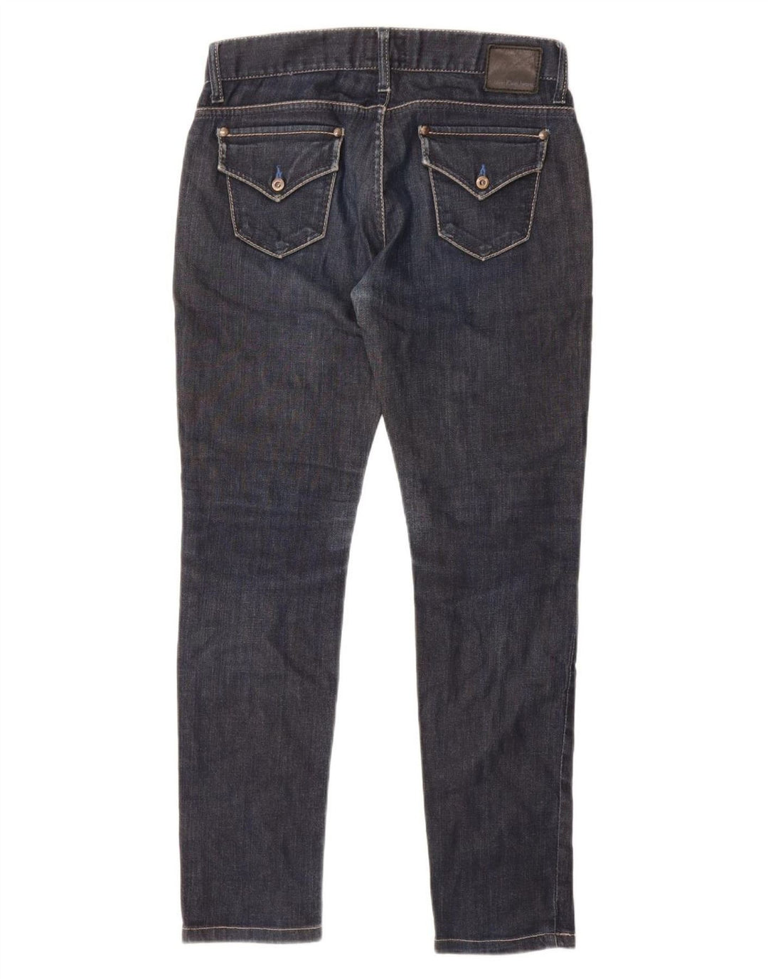 Calvin Klein Dame Slim Jeans W27 L29 Marineblå Bomuld