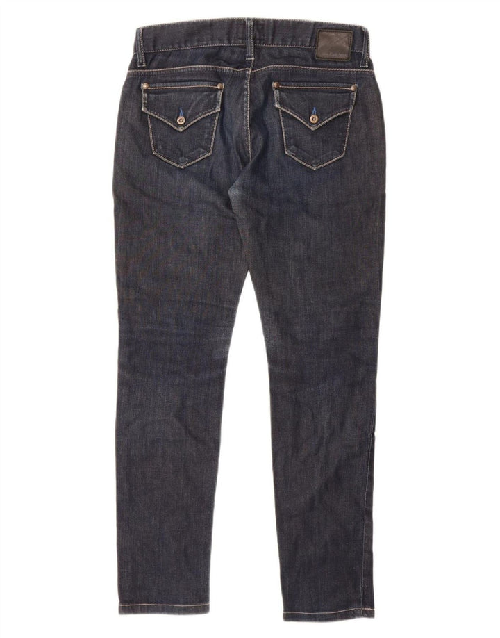 Calvin Klein Dame Slim Jeans W27 L29 Marineblå Bomuld