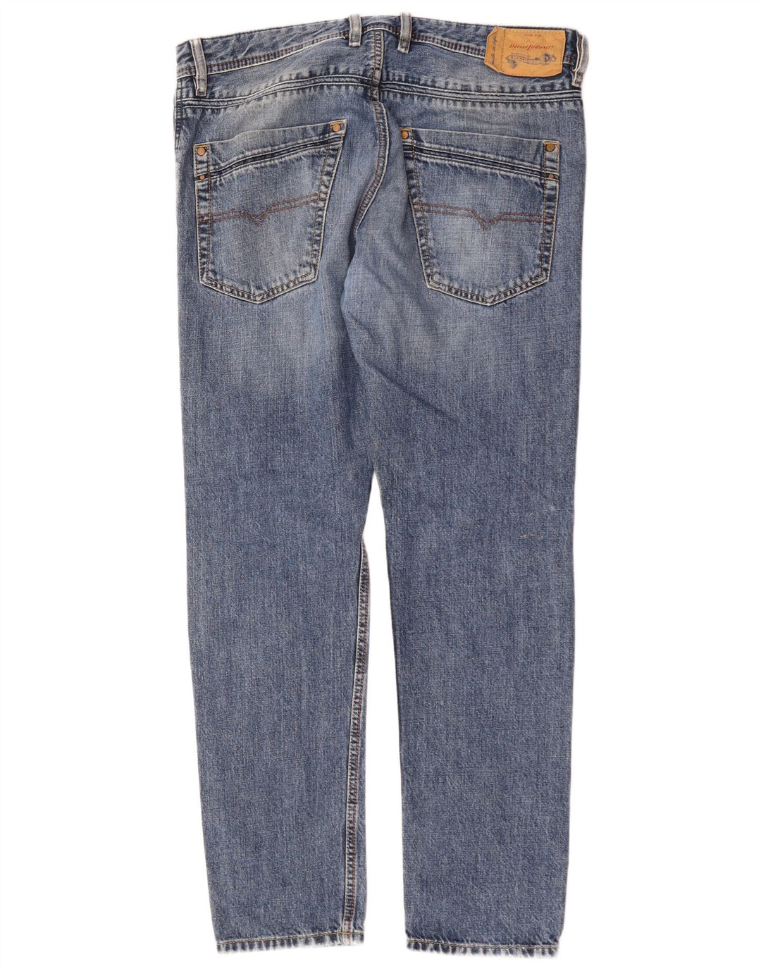 Diesel Herre Krayver Regular Slim Jeans W32 L30 Blue Cotton