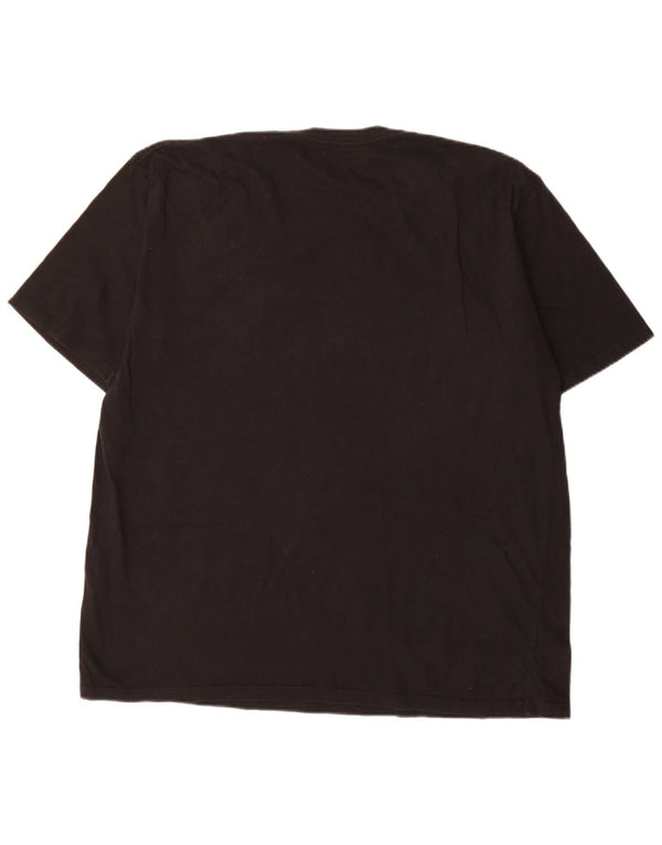 Hard Rock Cafe Herre Milan Grafisk T-Shirt Top 2XL Sort Bomuld