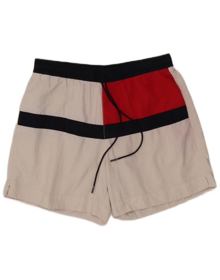 Tommy Hilfiger Badeshorts til mænd Medium White Colourblock Nylon