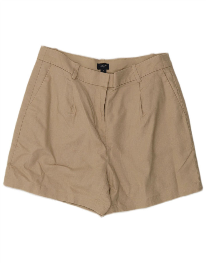 J. CREW Chino Shorts til kvinder US 6 Medium W28 Beige Bomuld