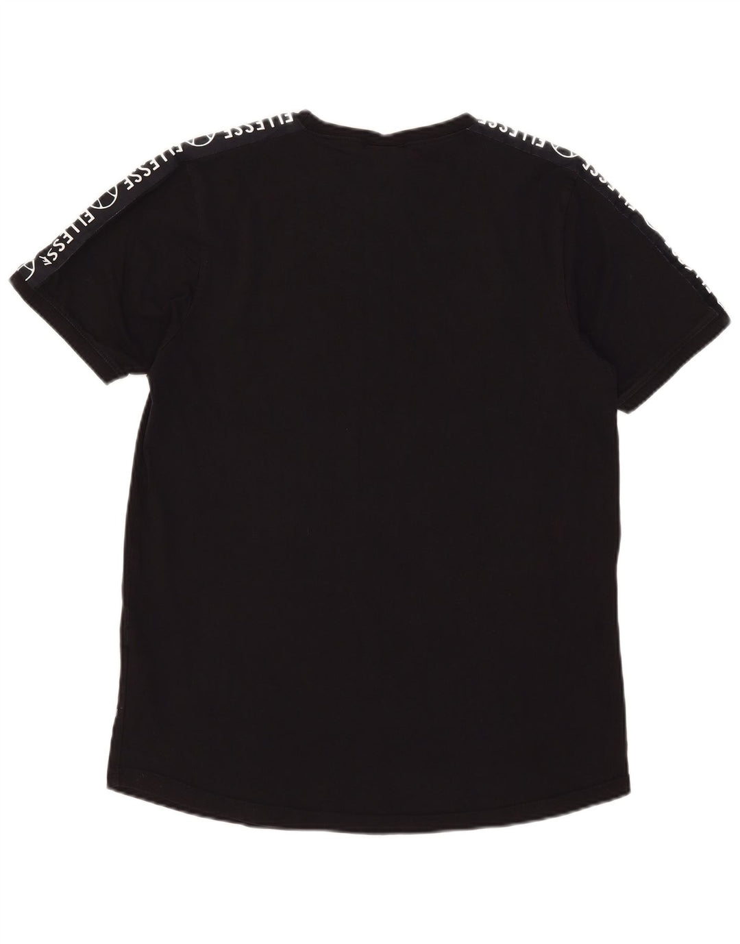 Ellesse Herre Grafisk T-Shirt Top Stor Sort