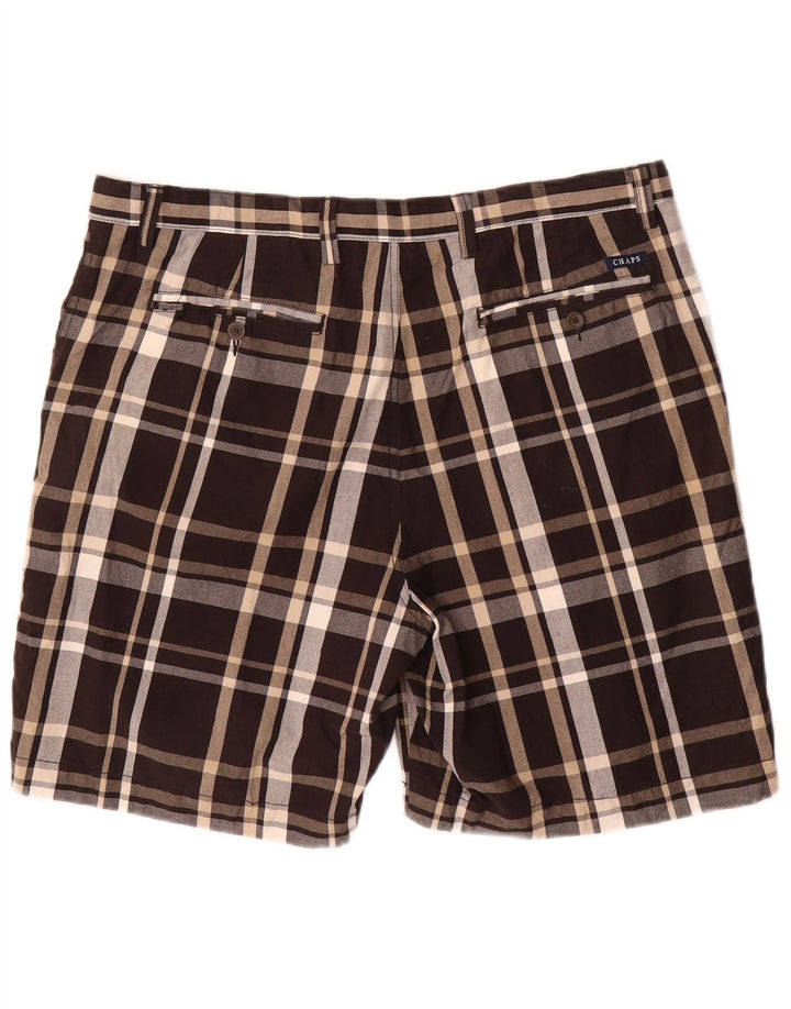 Chaps Herre Chino Shorts W38 XL brun ternet bomuld