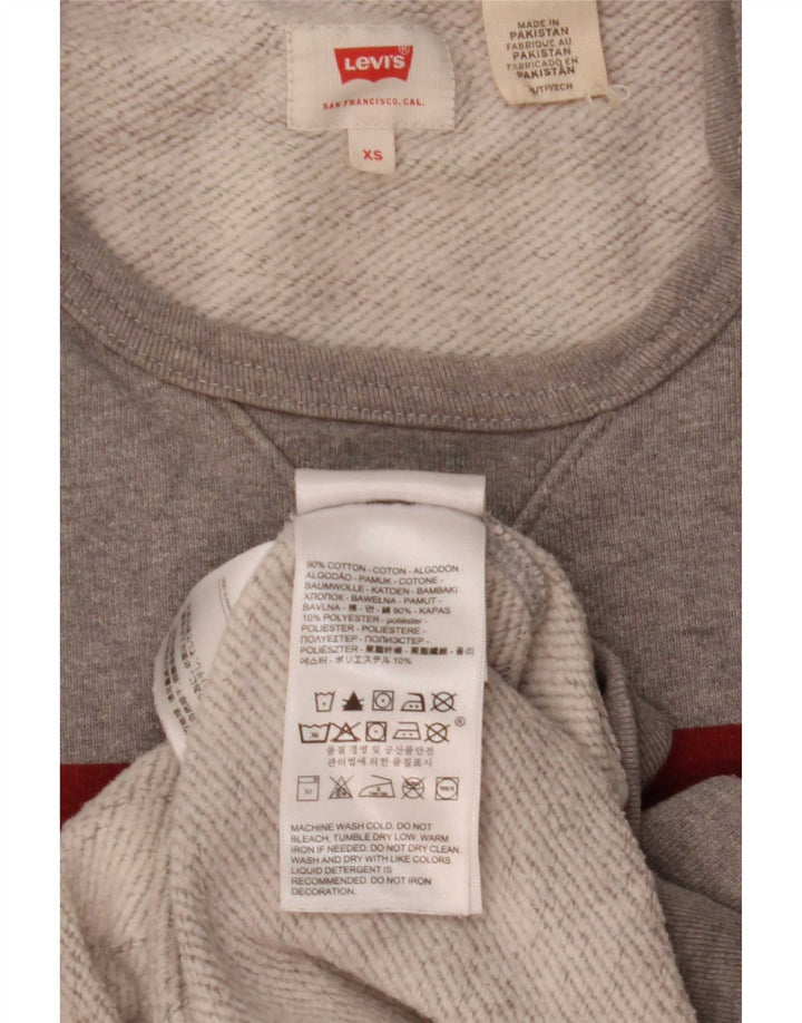 Levi's Grafisk sweatshirt til mænd XS Grå bomuld
