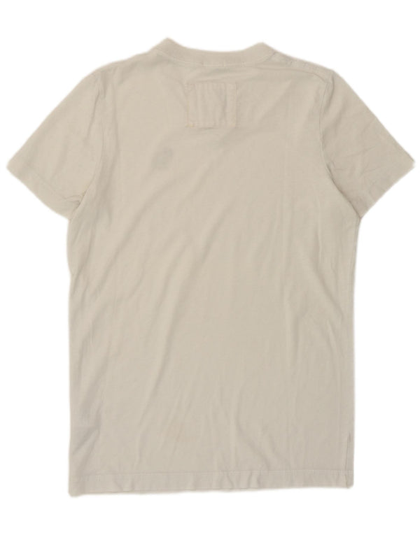 Abercrombie & Fitch Herre Muscle T-Shirt Top Medium Hvid Bomuld