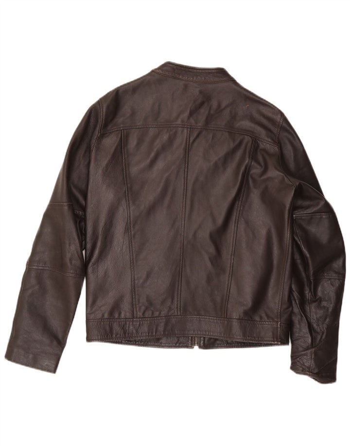 Vintage herre læderjakke UK 38 Medium Brown