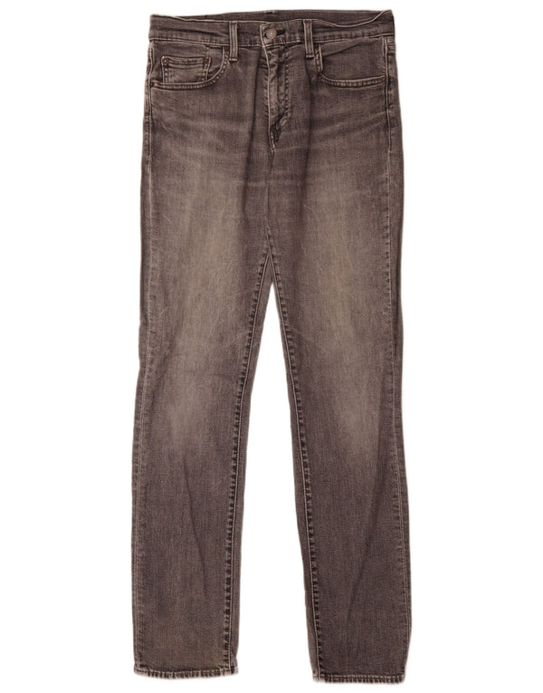 Levi's Slim Jeans til mænd W32 L34 Grå bomuld