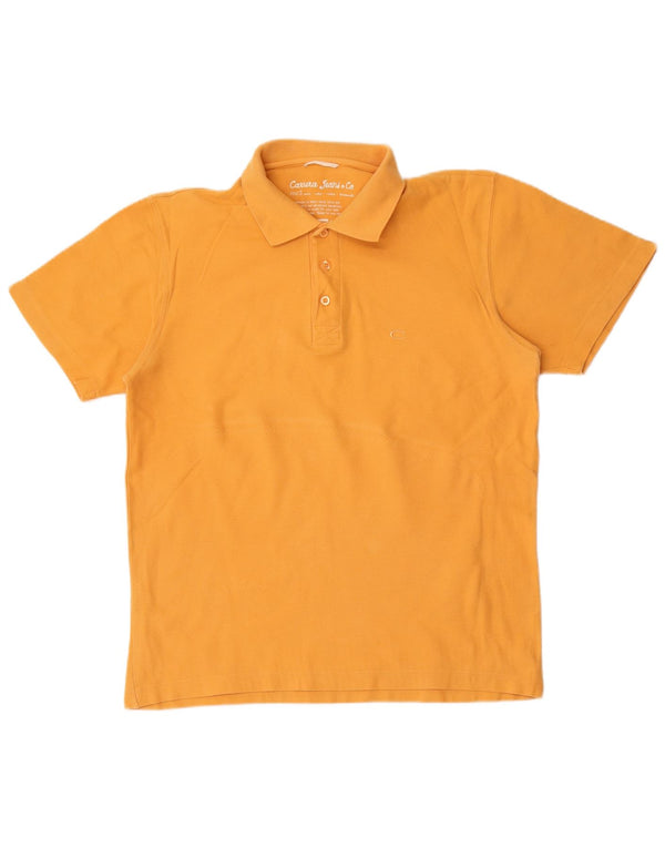 Carrera herre poloshirt Medium gul bomuld