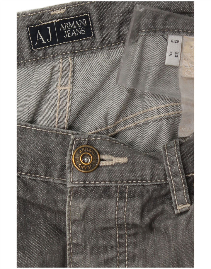 Armani Slim Jeans til mænd W33 L27 Grå