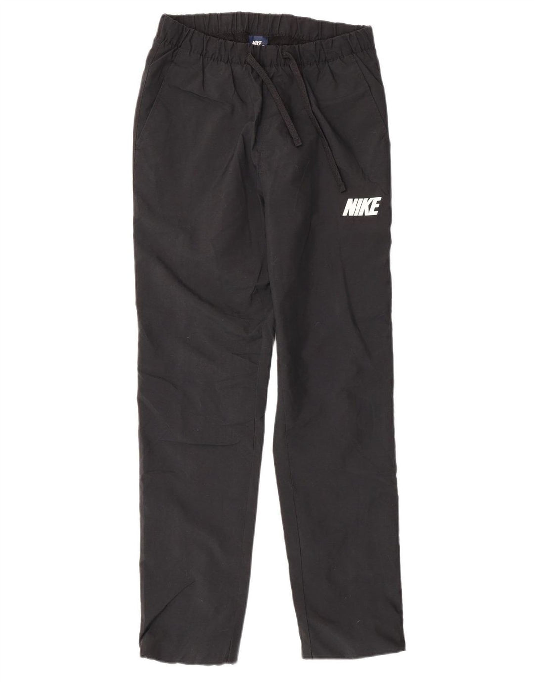 NIKE Mens Tracksuit Trousers Small  Black Polyester