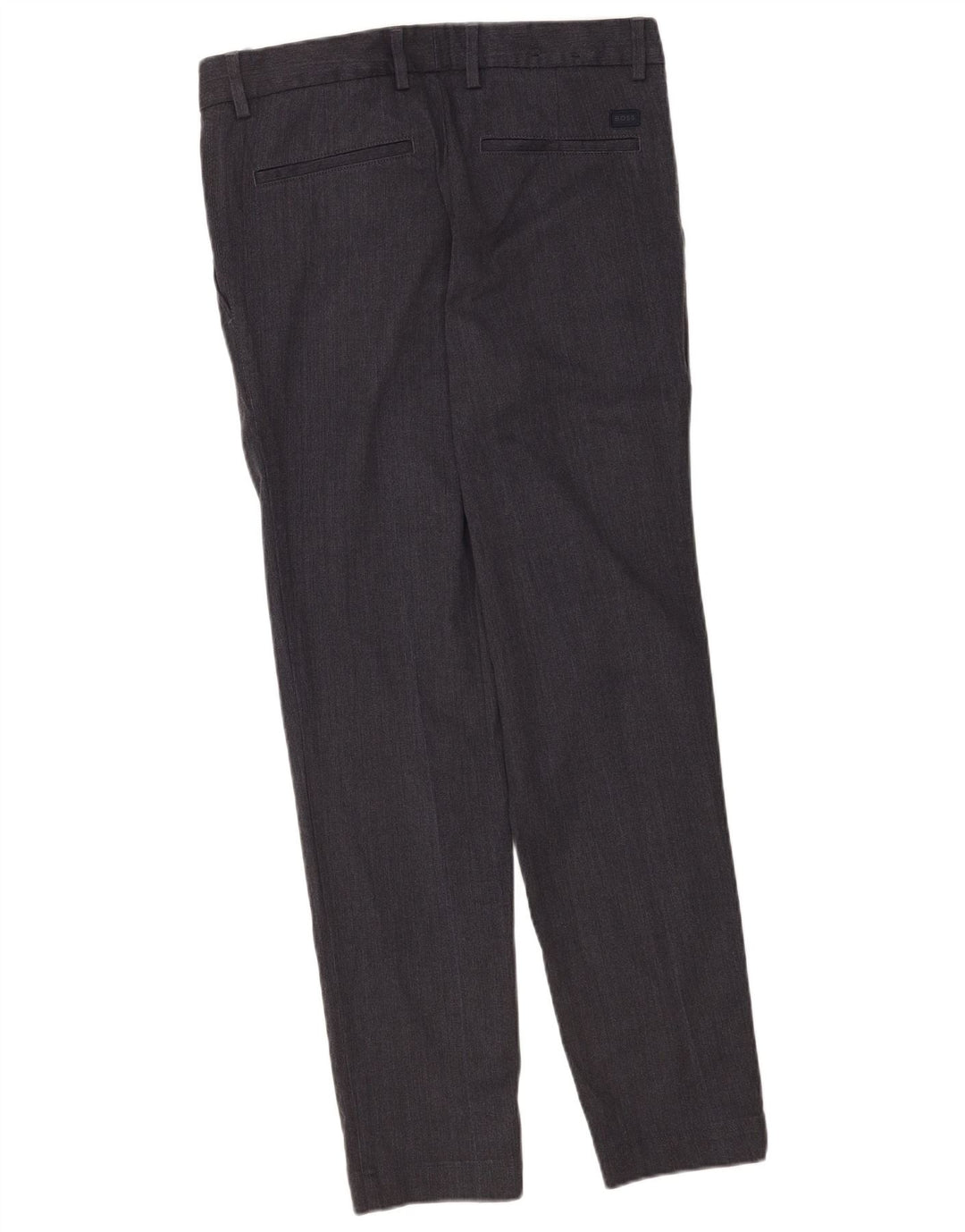 Hugo Boss Herre Kane Regular Fit Chinobukser W30 L32 Grå polyester